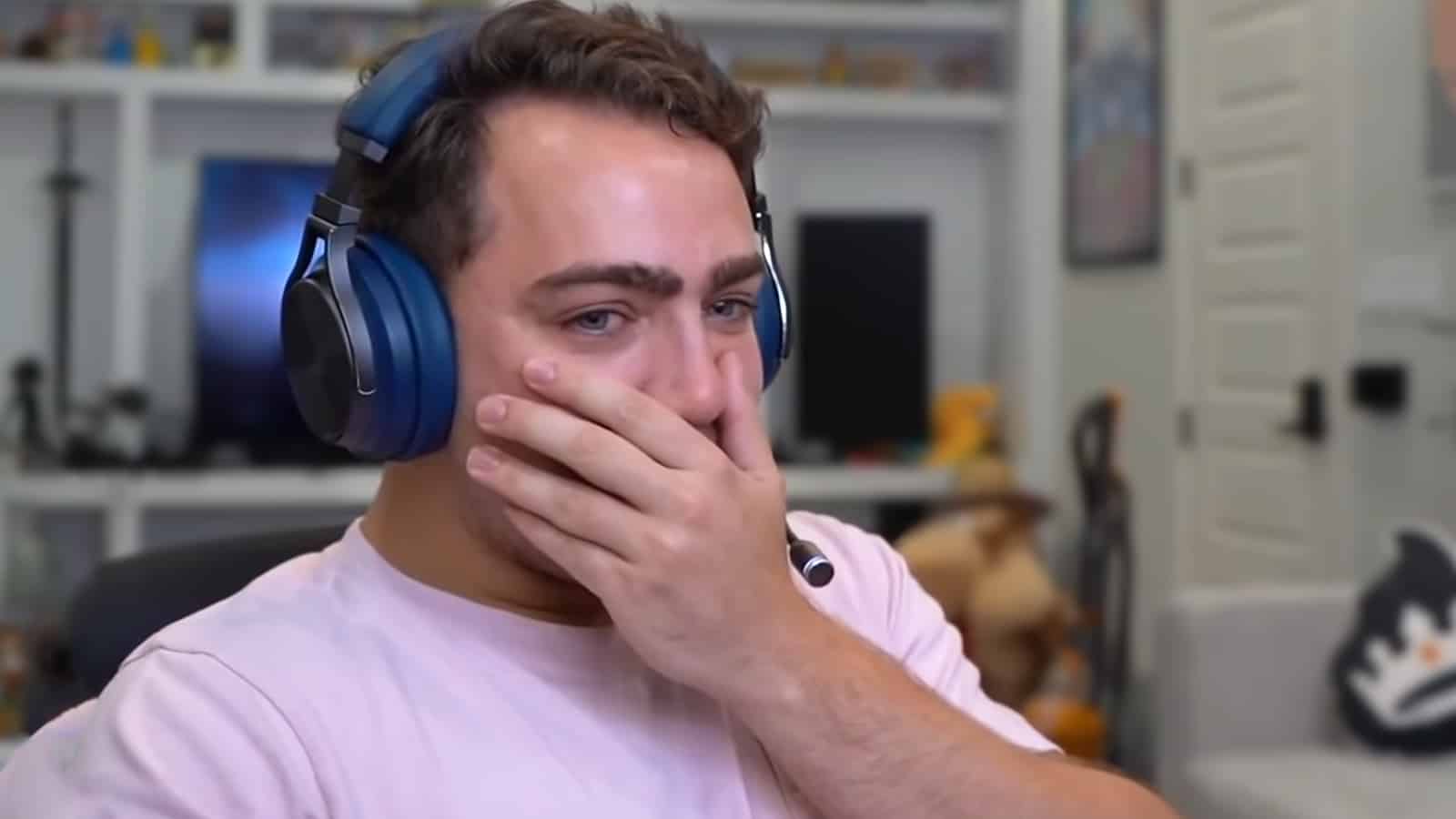 The 26-year-old stream star was reduced to tears early on his Twitch return.