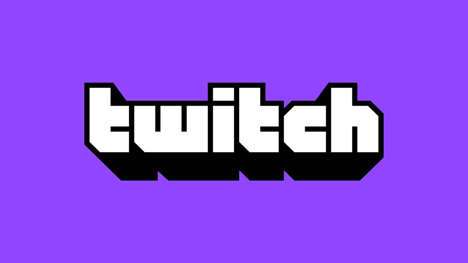 Twitch logo purple background