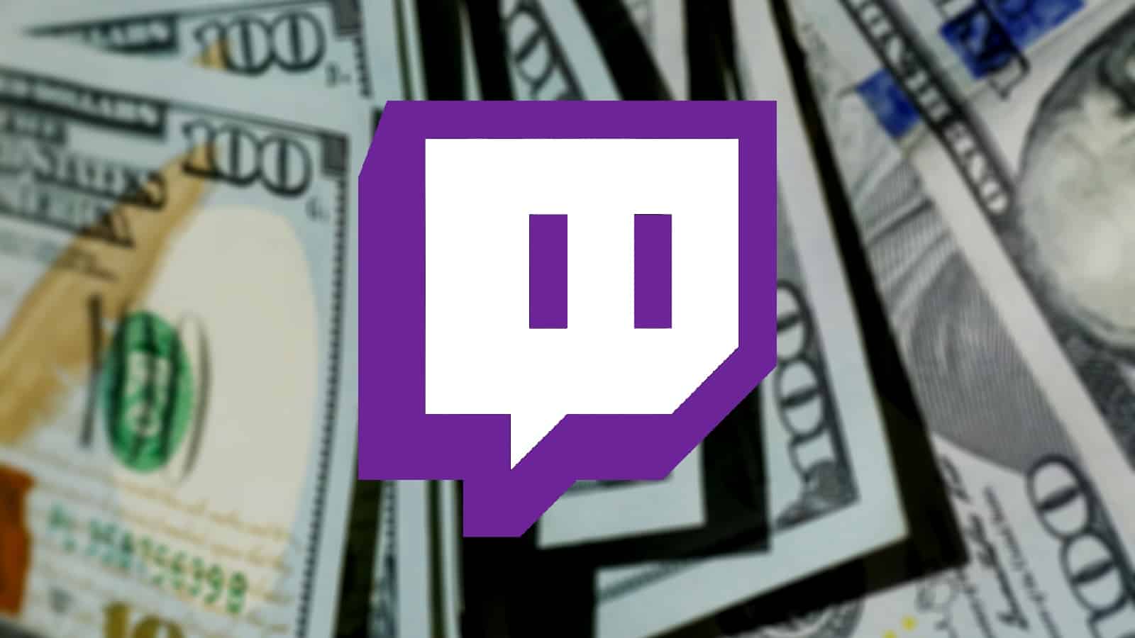 twitch logo on $100 bills