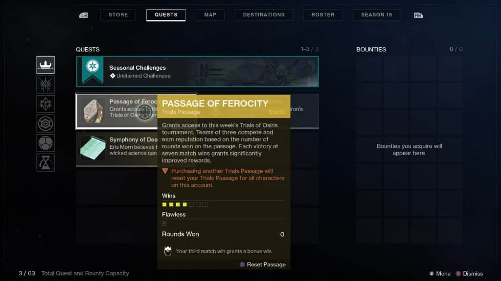 Destiny 2 Trials of Osiris Saint 14 Vendor Screen 2