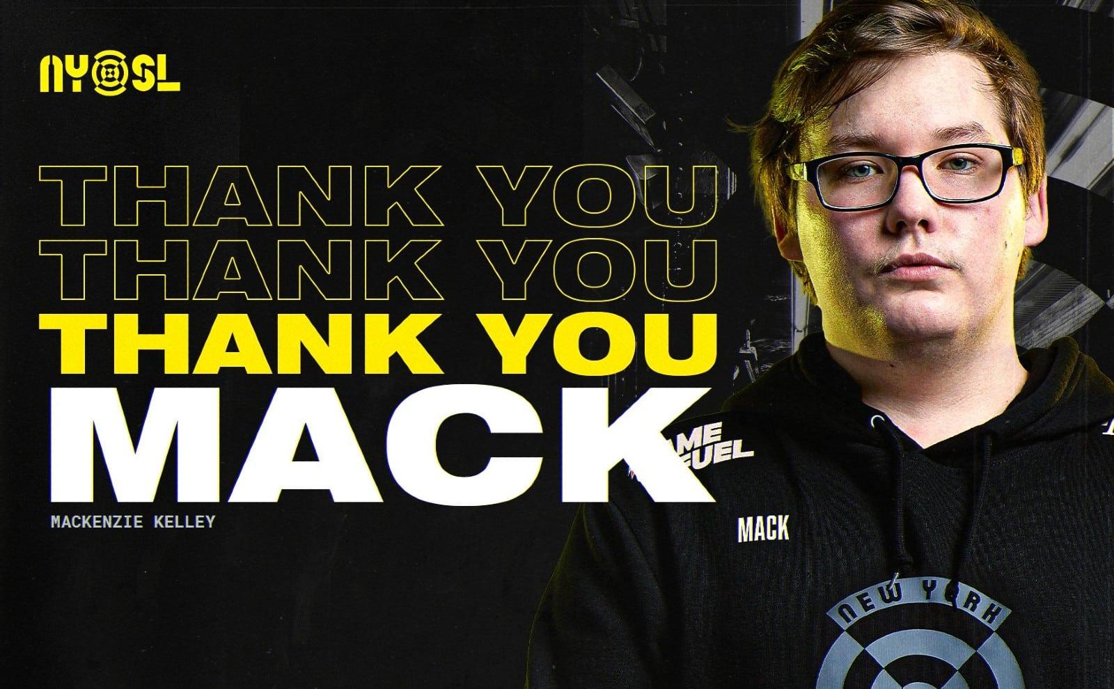 NYSL goodbye Mack tweet