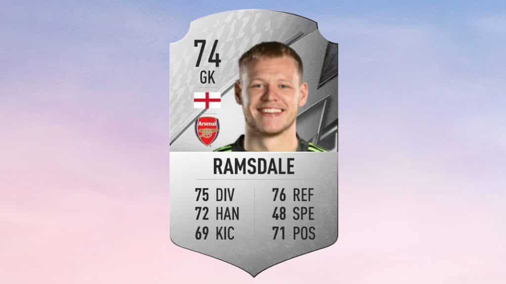 Aaron Ramsdale FIFA 22 card