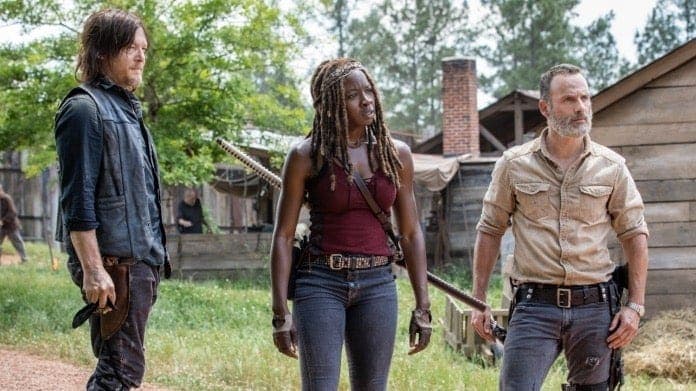 The Walking Dead's Rick Grimes, Daryl and Michonne