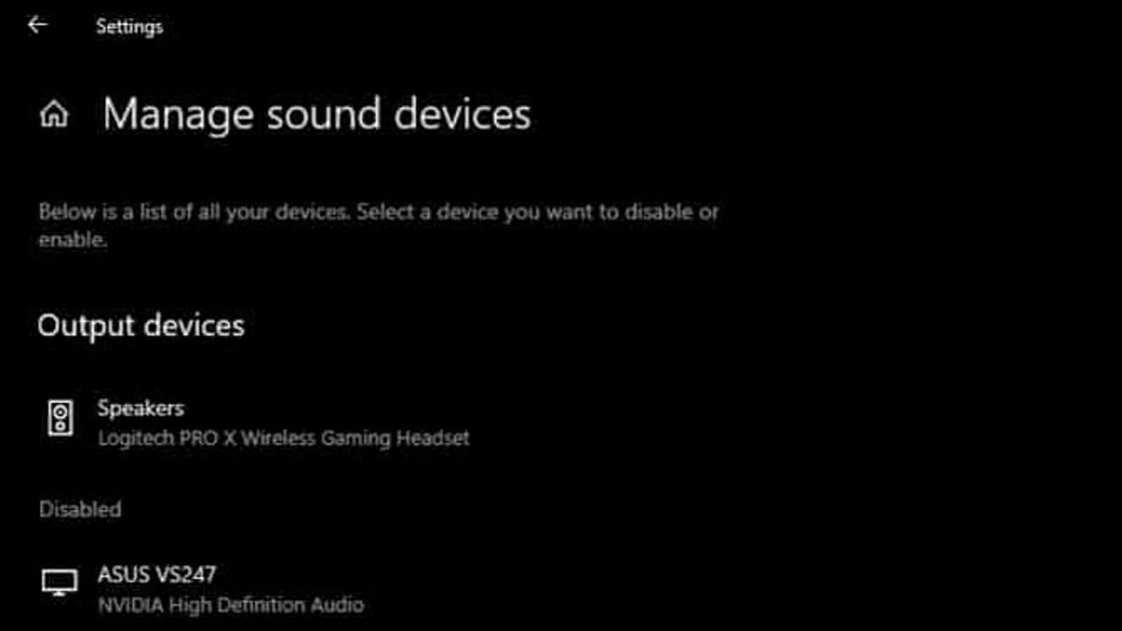 valorant windows manage sound devices settings