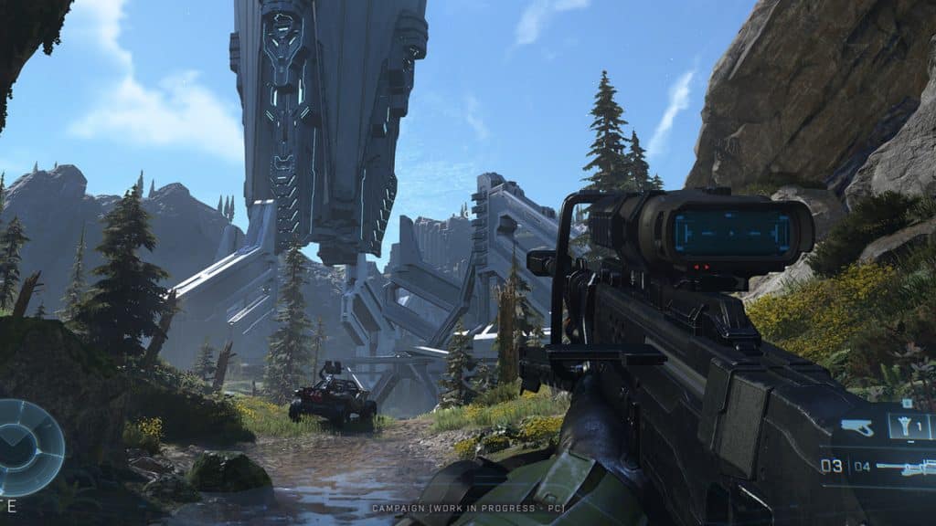 Halo Infinite gameplay in action