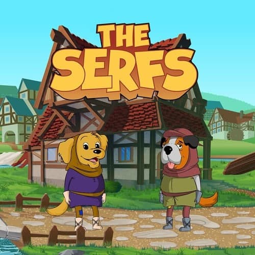 the serfs as depicted by dog characters
