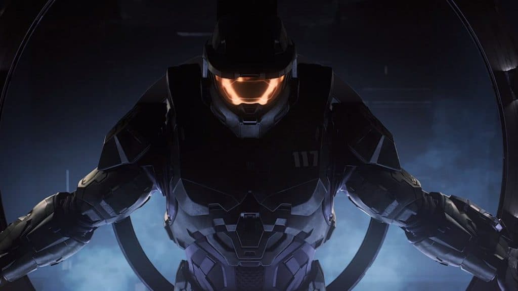 Artwork of Master Chief in Halo