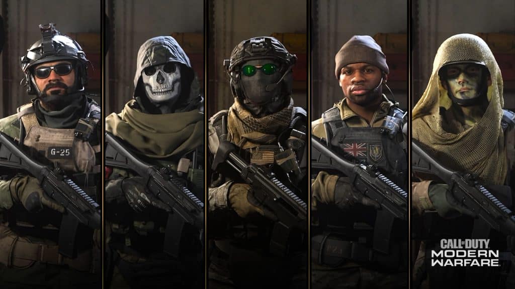 Operators in Modern Warfare 2019