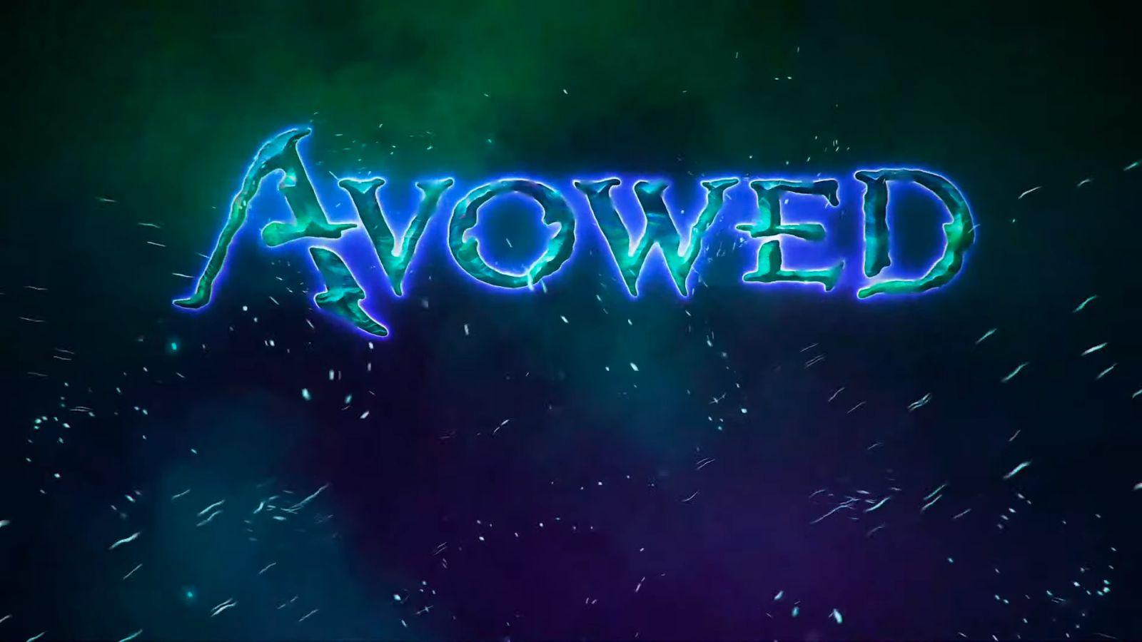 Avowed logo in Xbox showcase