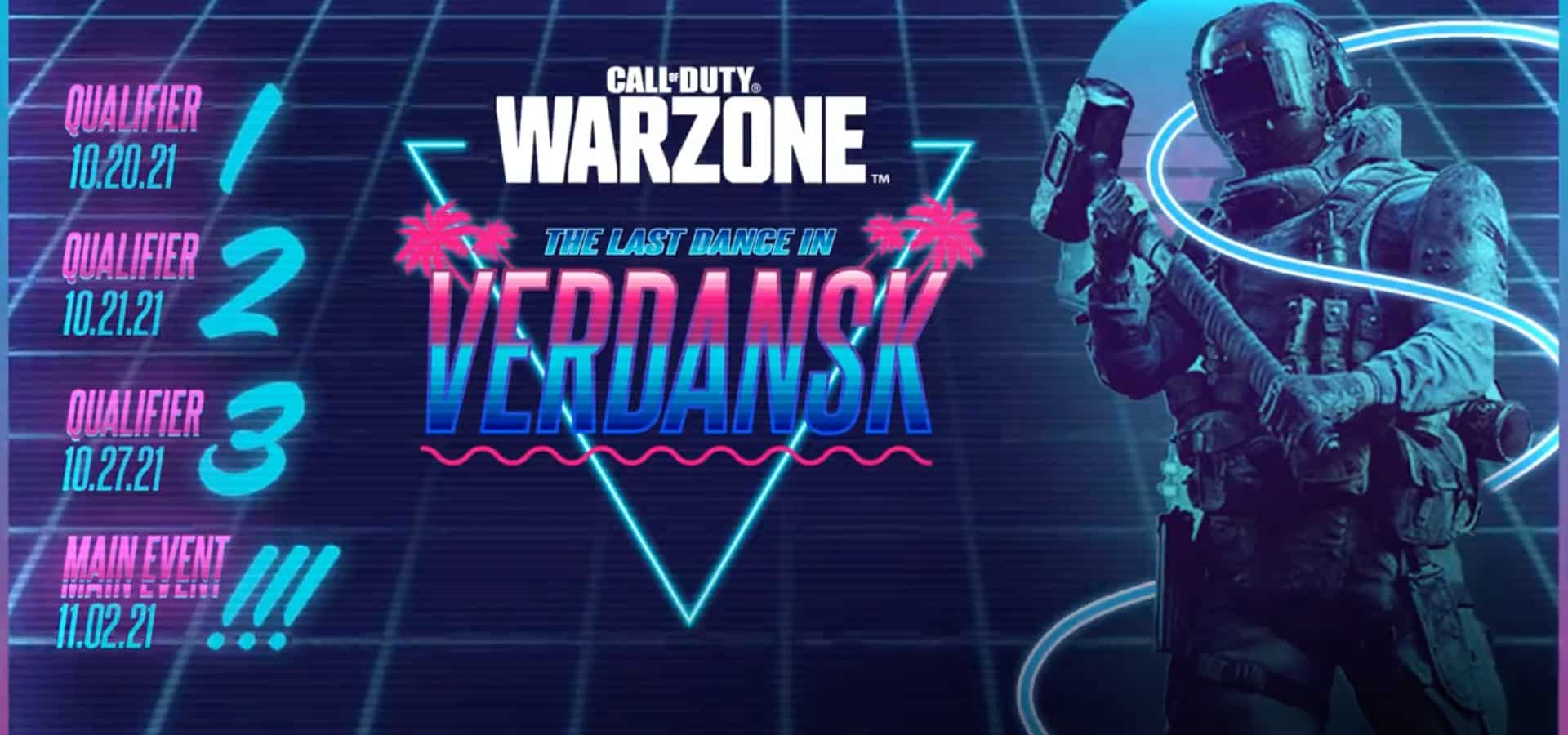 The Last Dance in Verdansk Warzone invitational kick off dates are on 10-20, 10-21, 10-27, and 11-02.