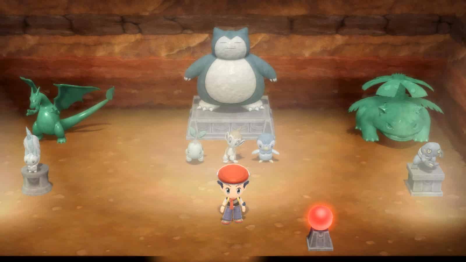 Pokemon Brilliant Diamond & Shining Pearl Underground Statues