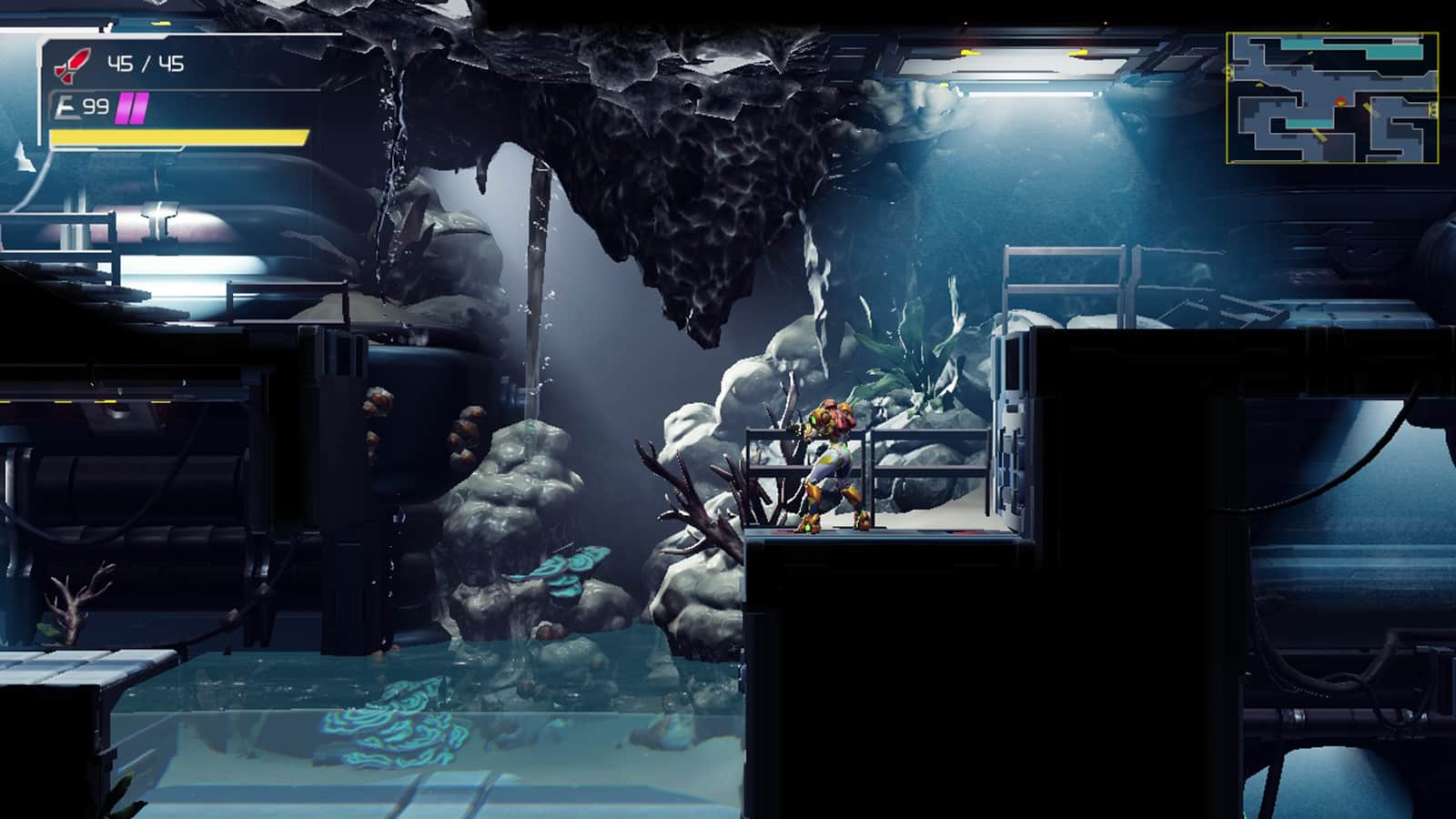A screenshot of Metroid Dread