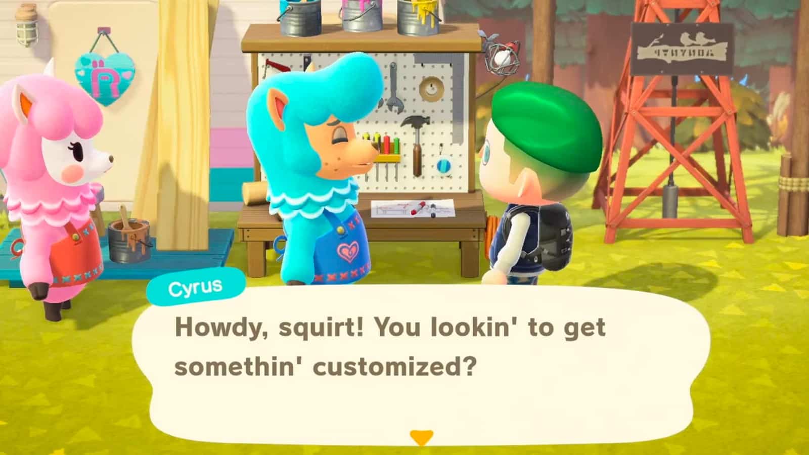 reese and cyrus in animal crossing new horizons