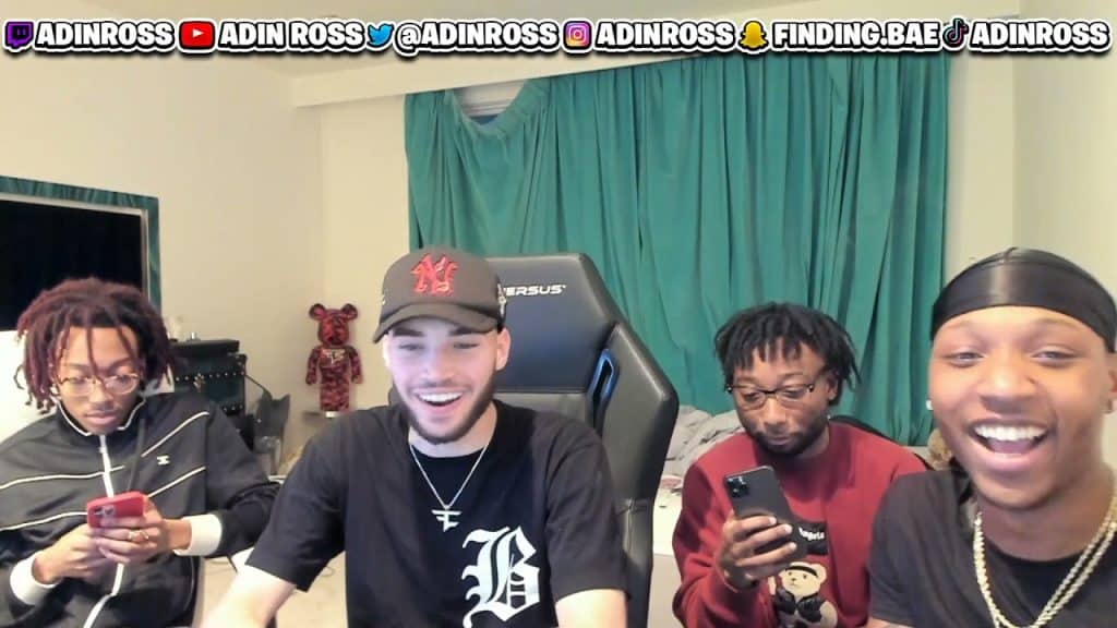 Adin Ross with LiL Tecca on Twitch