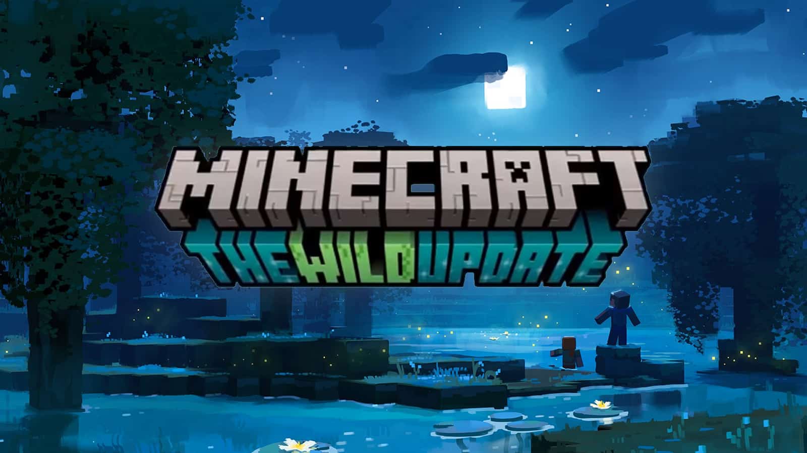A screenshot of The Wild Update in Minecraft