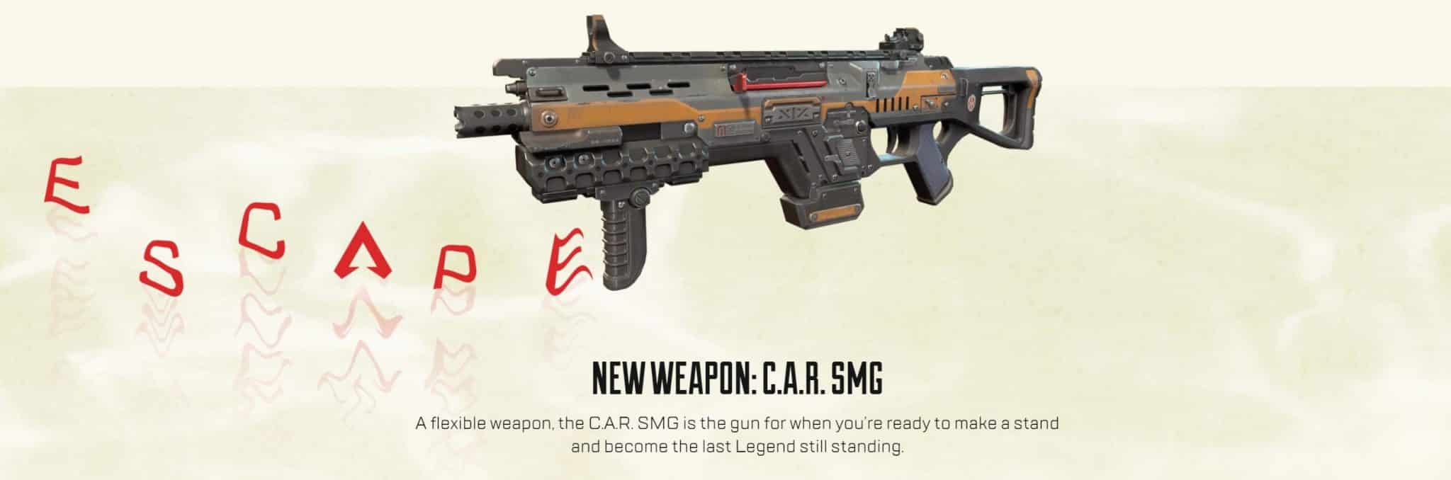 CAR SMG details from Apex Legends