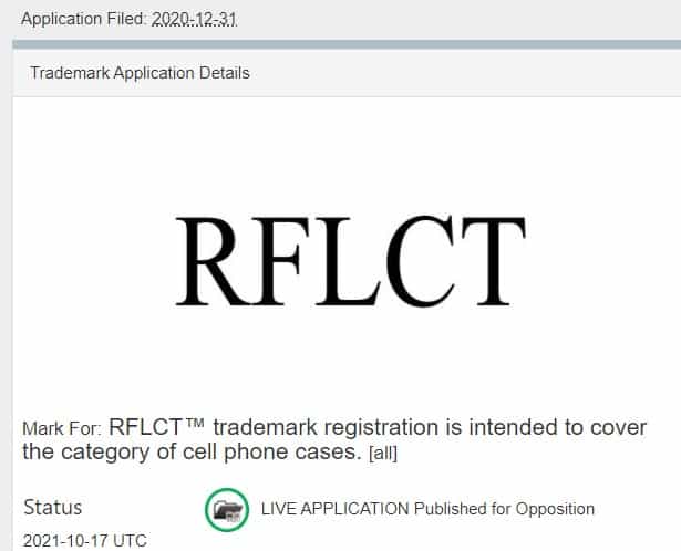RFLCT trademark