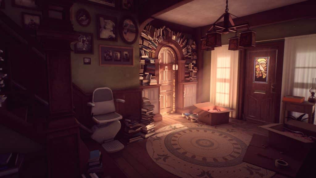 What Remains of Edith Finch screenshot showing an abandoned house