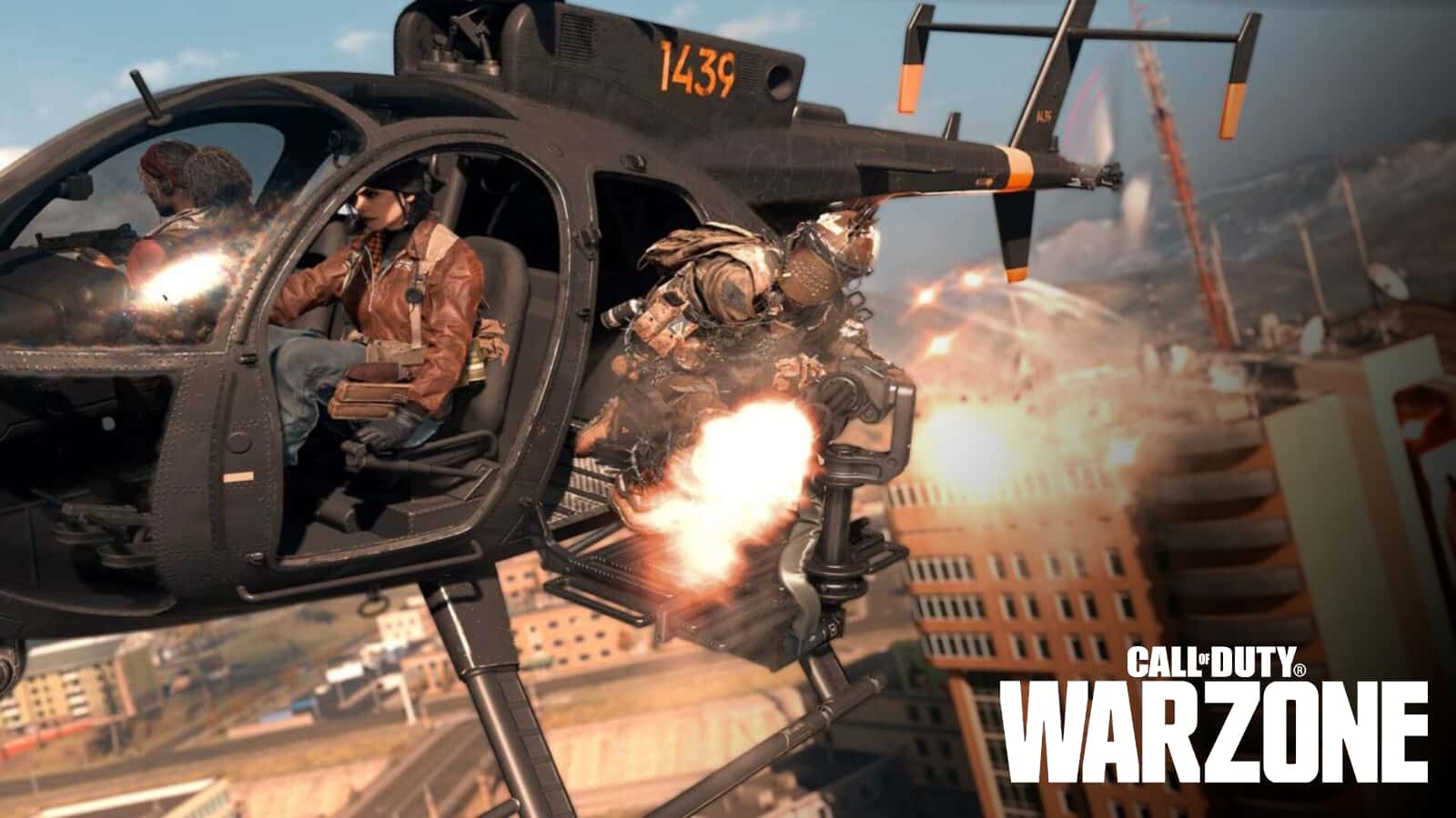 warzone helicopter under fire