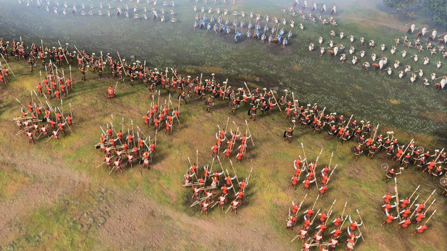 The Battle of Hastings in Age of Empires 4.