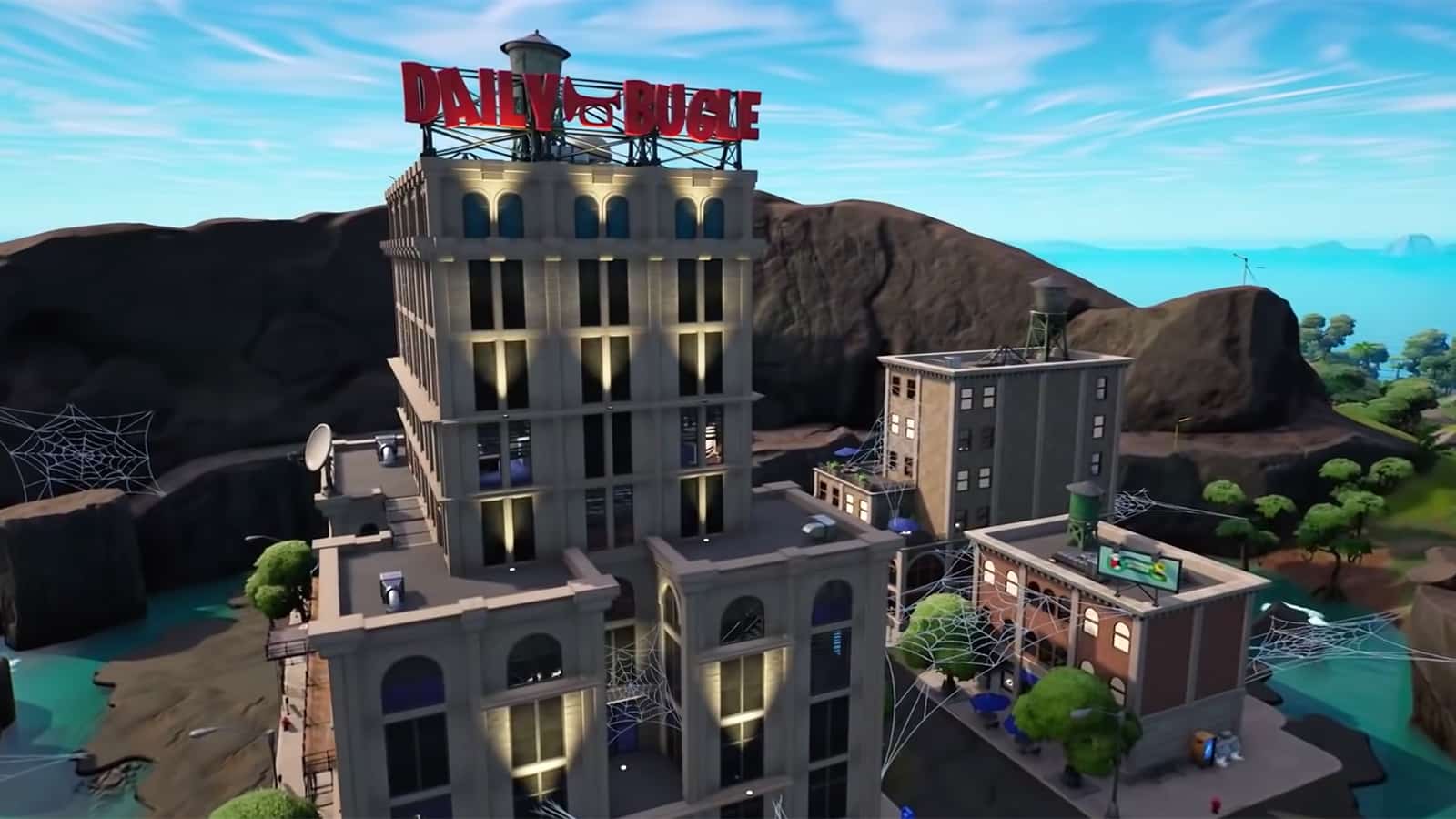 The Daily Bugle landing spot in Fortnite Chapter 3