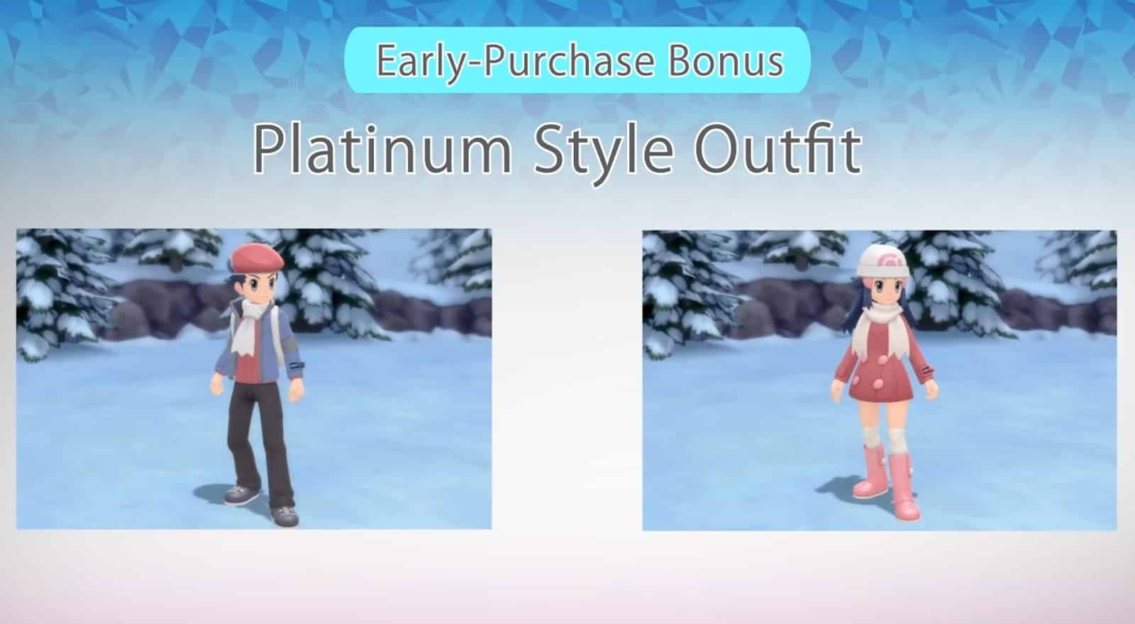 pokemon platinum outfits in pokemon brilliant diamond and shining pearl