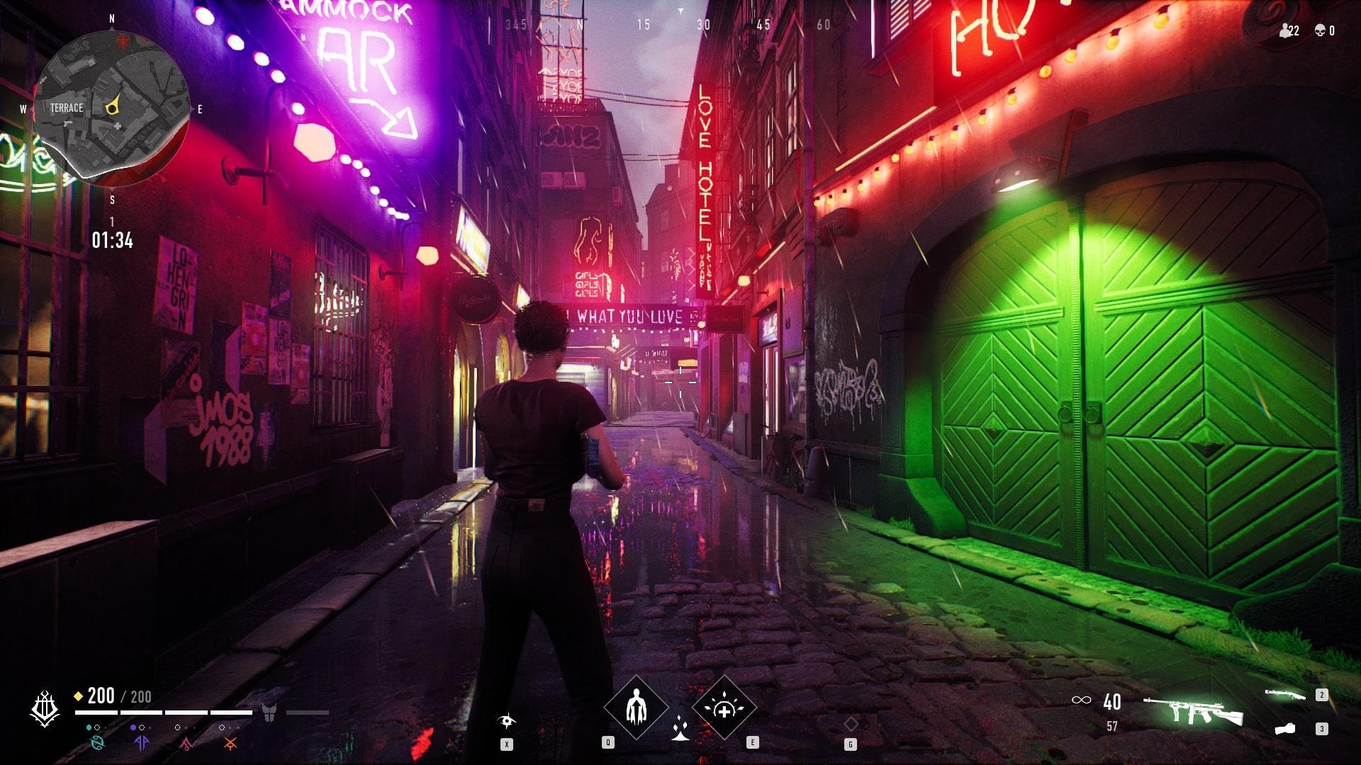 Bloodhunt neon street