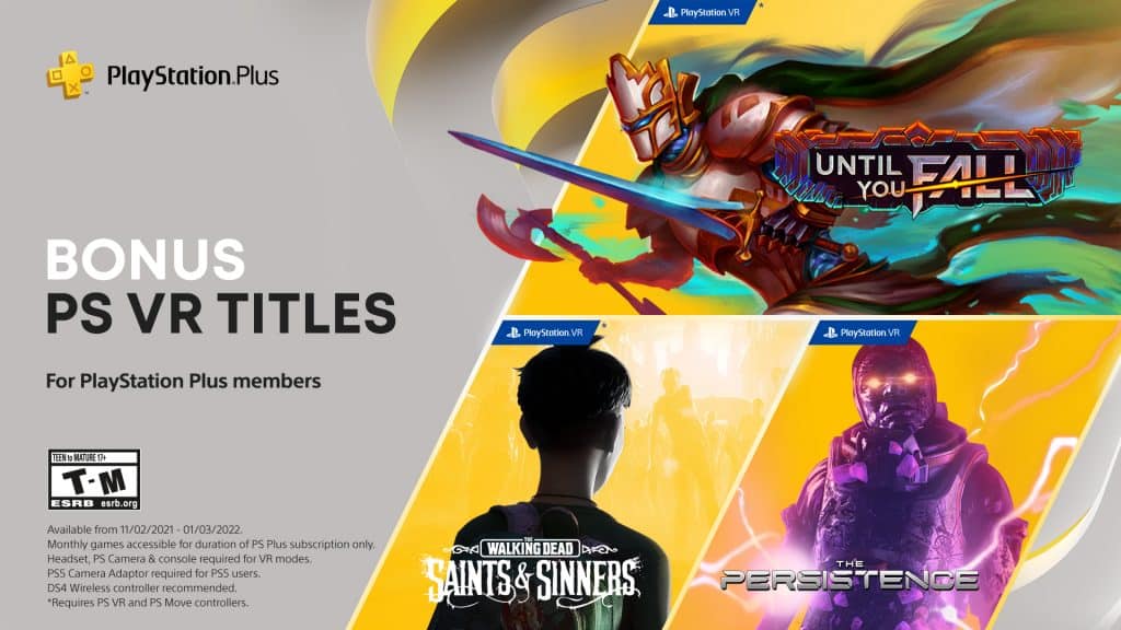 PlayStation Plus November VR Bonus Games