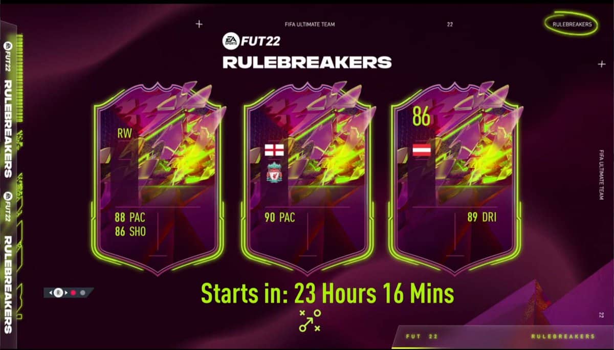 FIFA 22 Rulebreakers loading screen