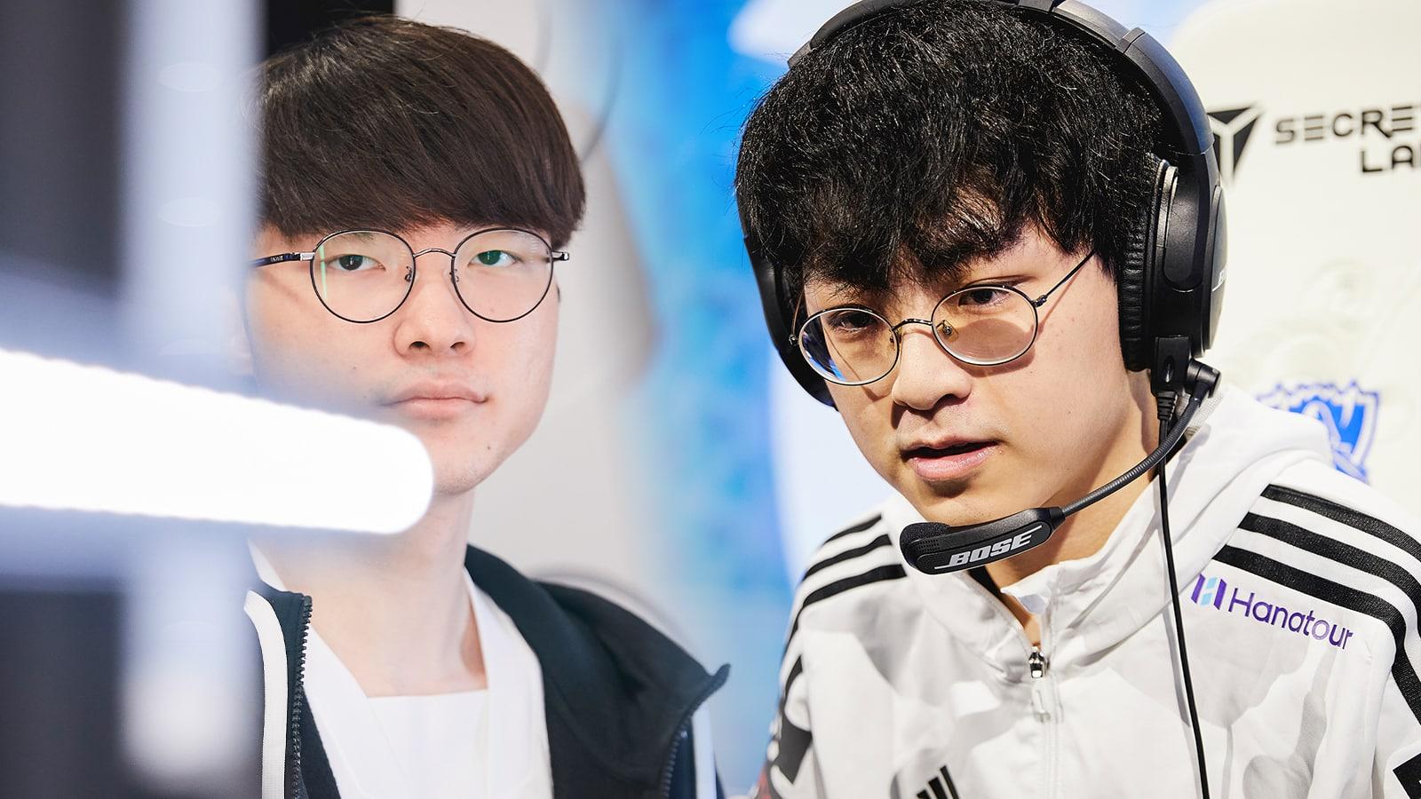 Faker and ShowMaker at Worlds 2021