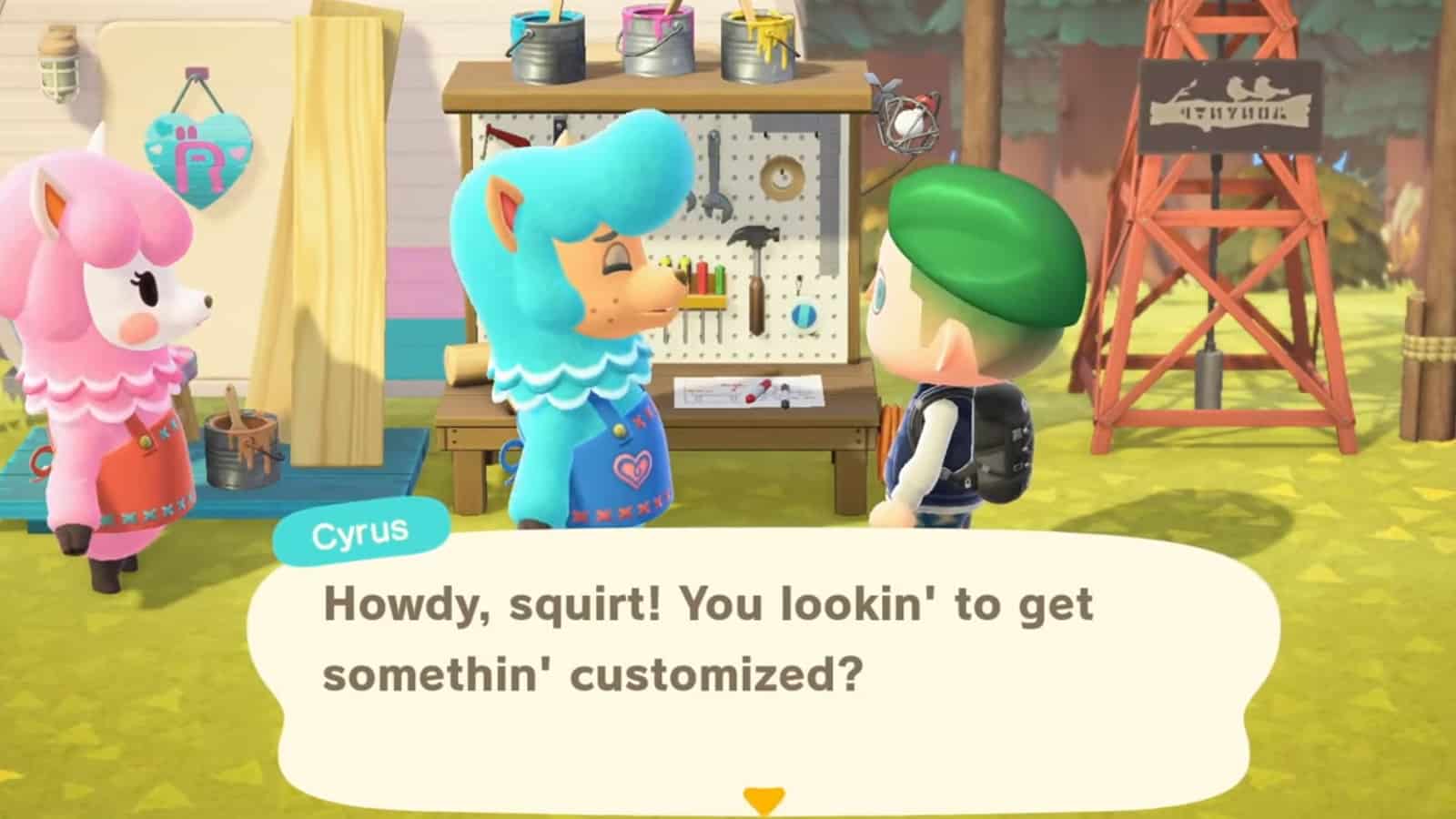 reese and cyrus in animal crossing new horizons