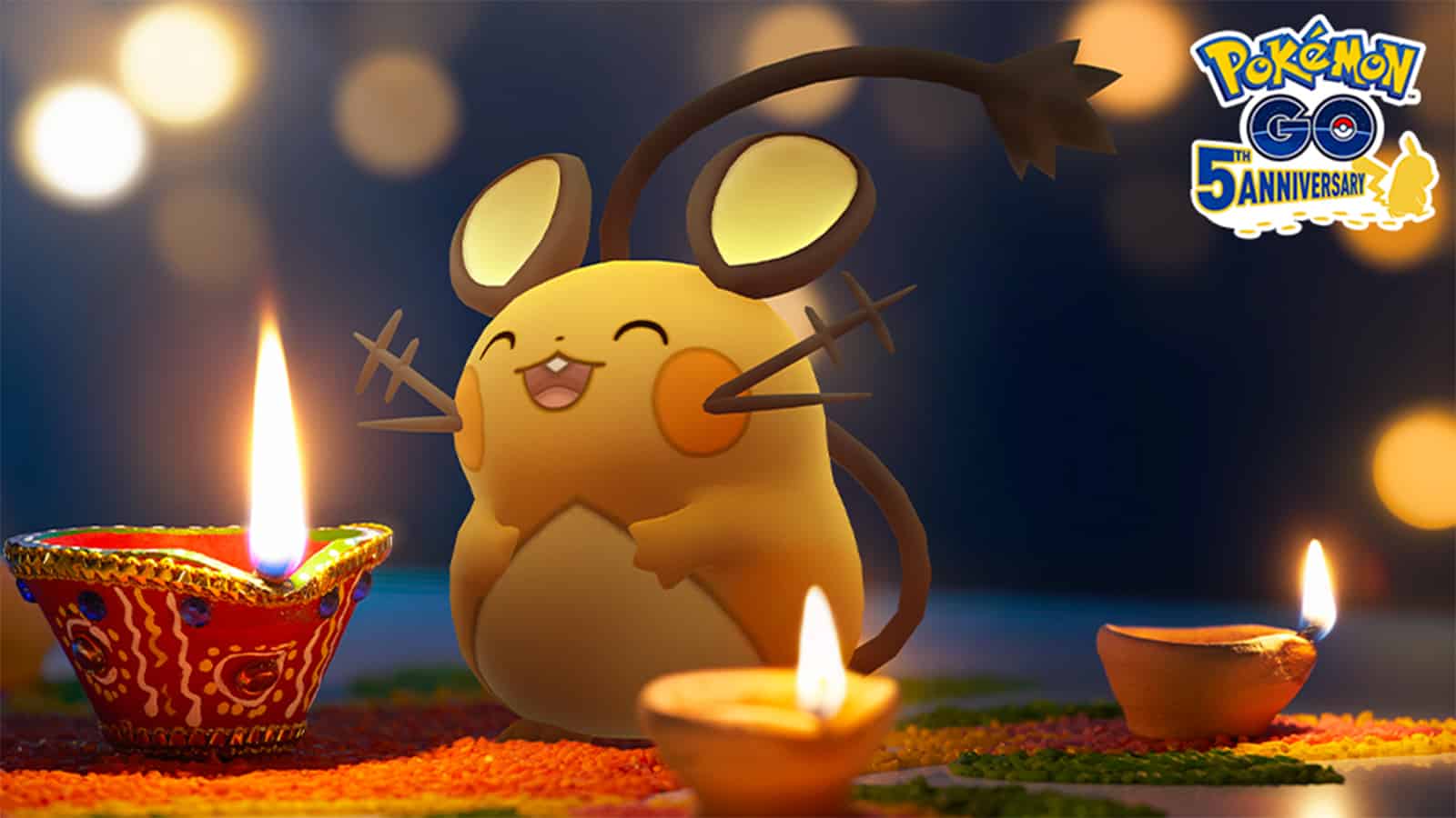 Dedenne in Pokemon Go's Festival of Lights