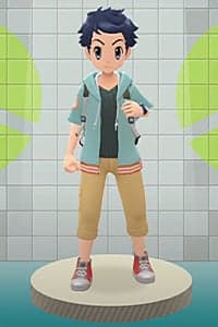 The Summer style outfit for Lucas in Pokemon Brilliant Diamond & Shining Pearl