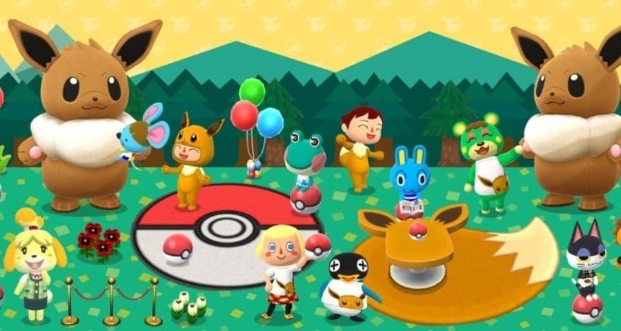 animal crossing pocket camp pokemon collaboration