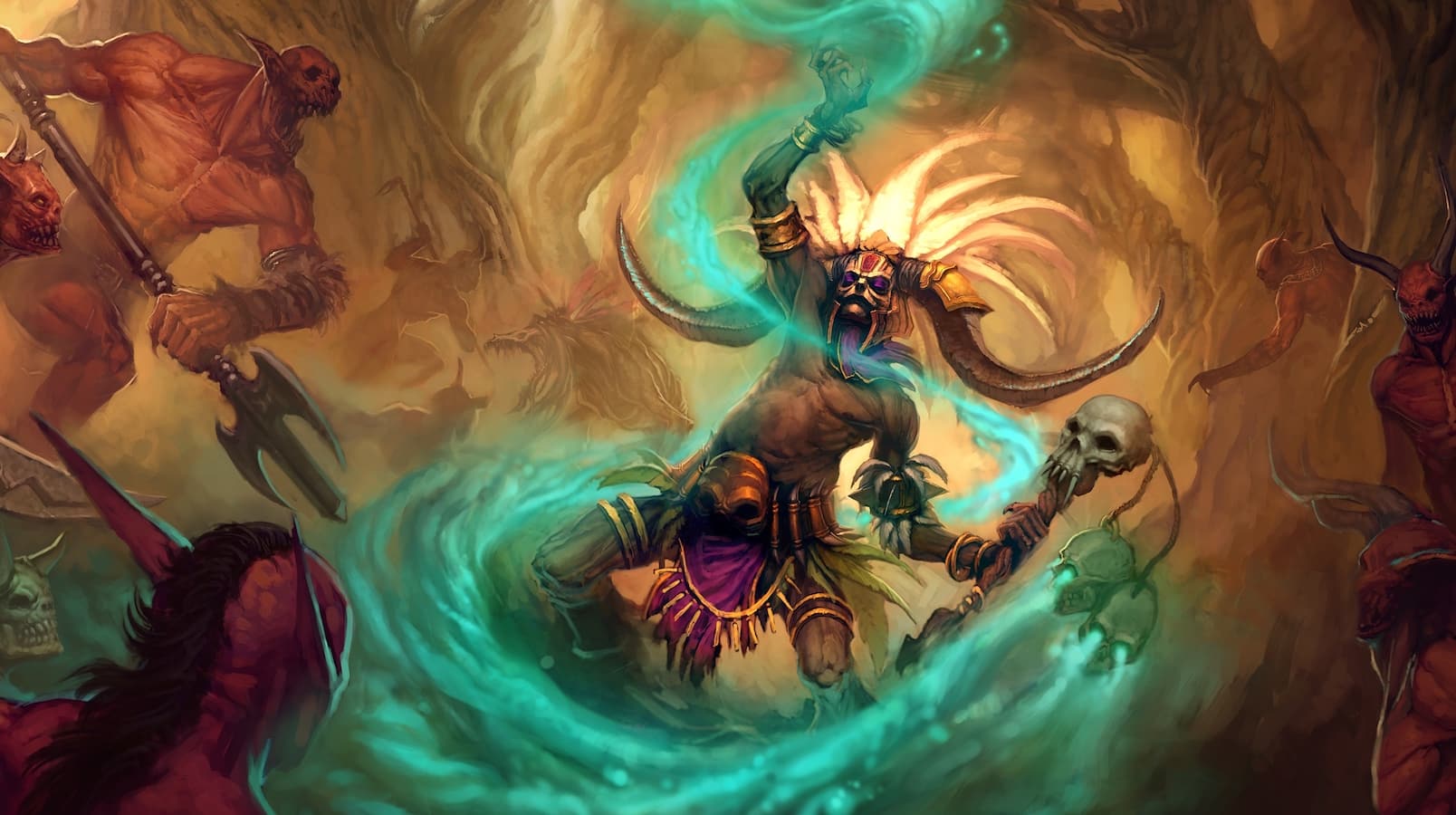 diablo 3 witch doctor casts green magic