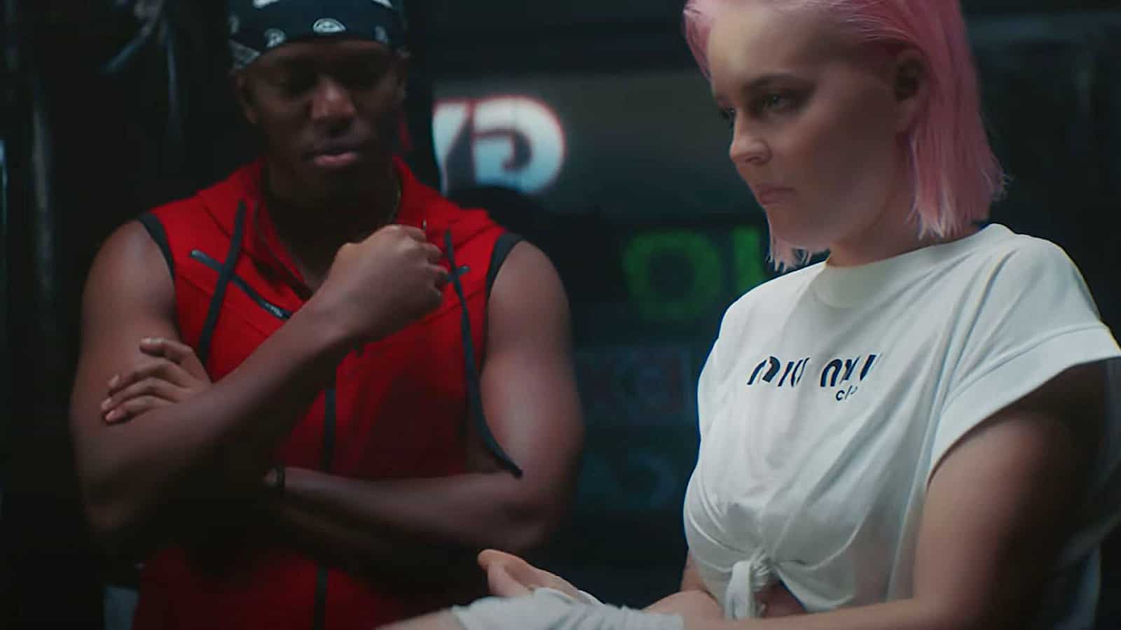 KSI and Anne Marie music video