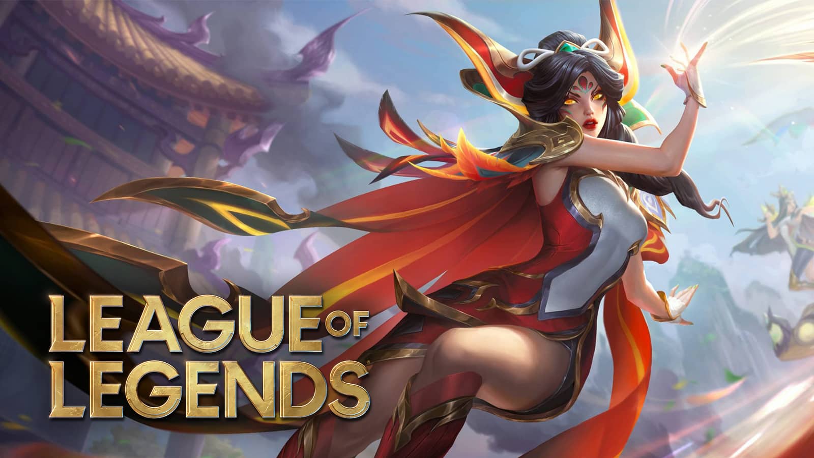 Brave Phoenix Xayah in League of Legends