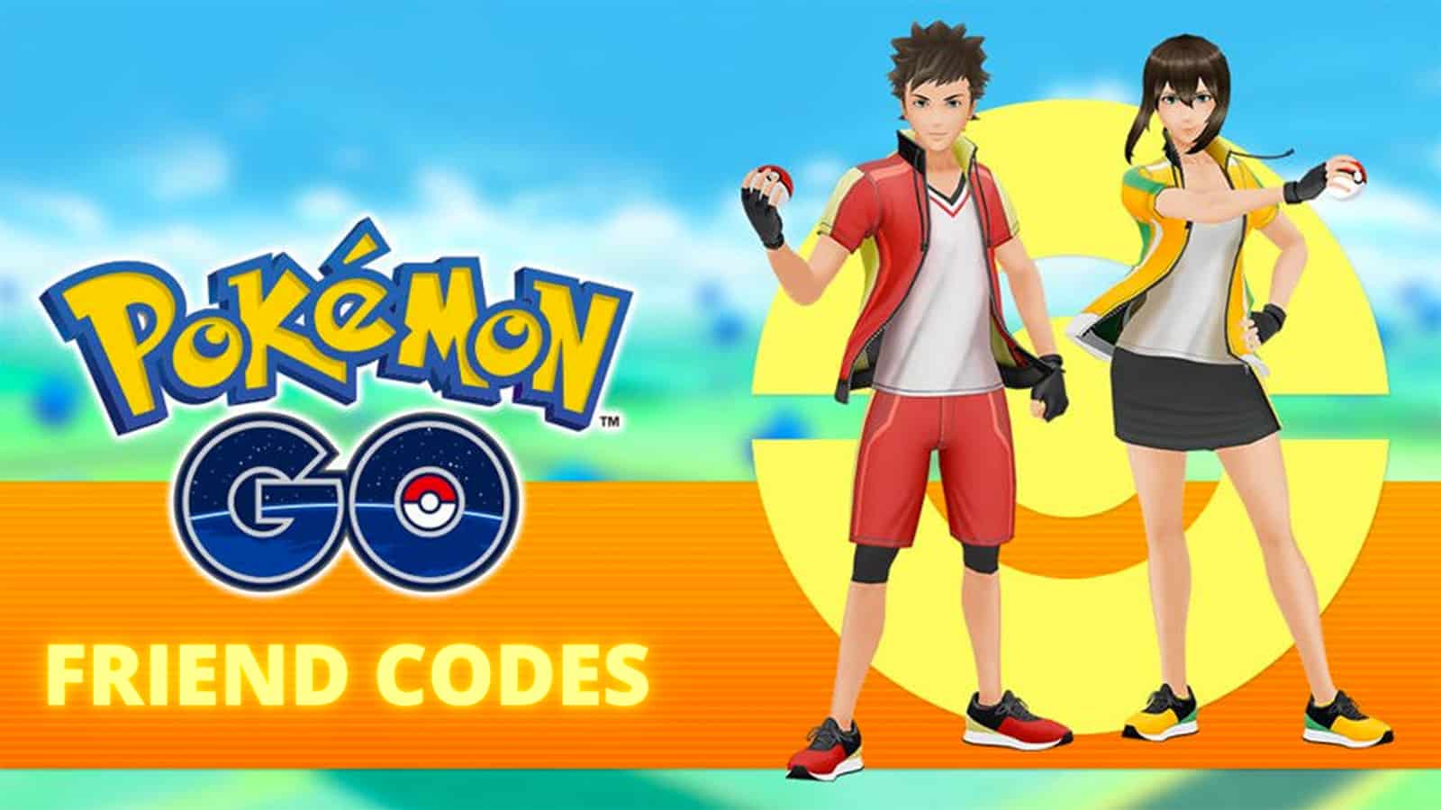 Two trainers sharing Friend Codes in Pokemon Go