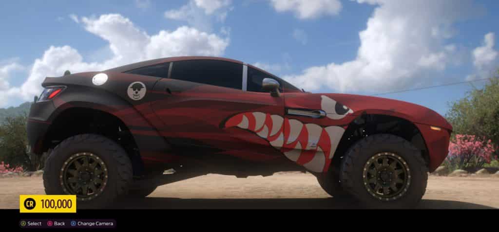 The Rally Fighter, an offroad car in Forza Horizon 5