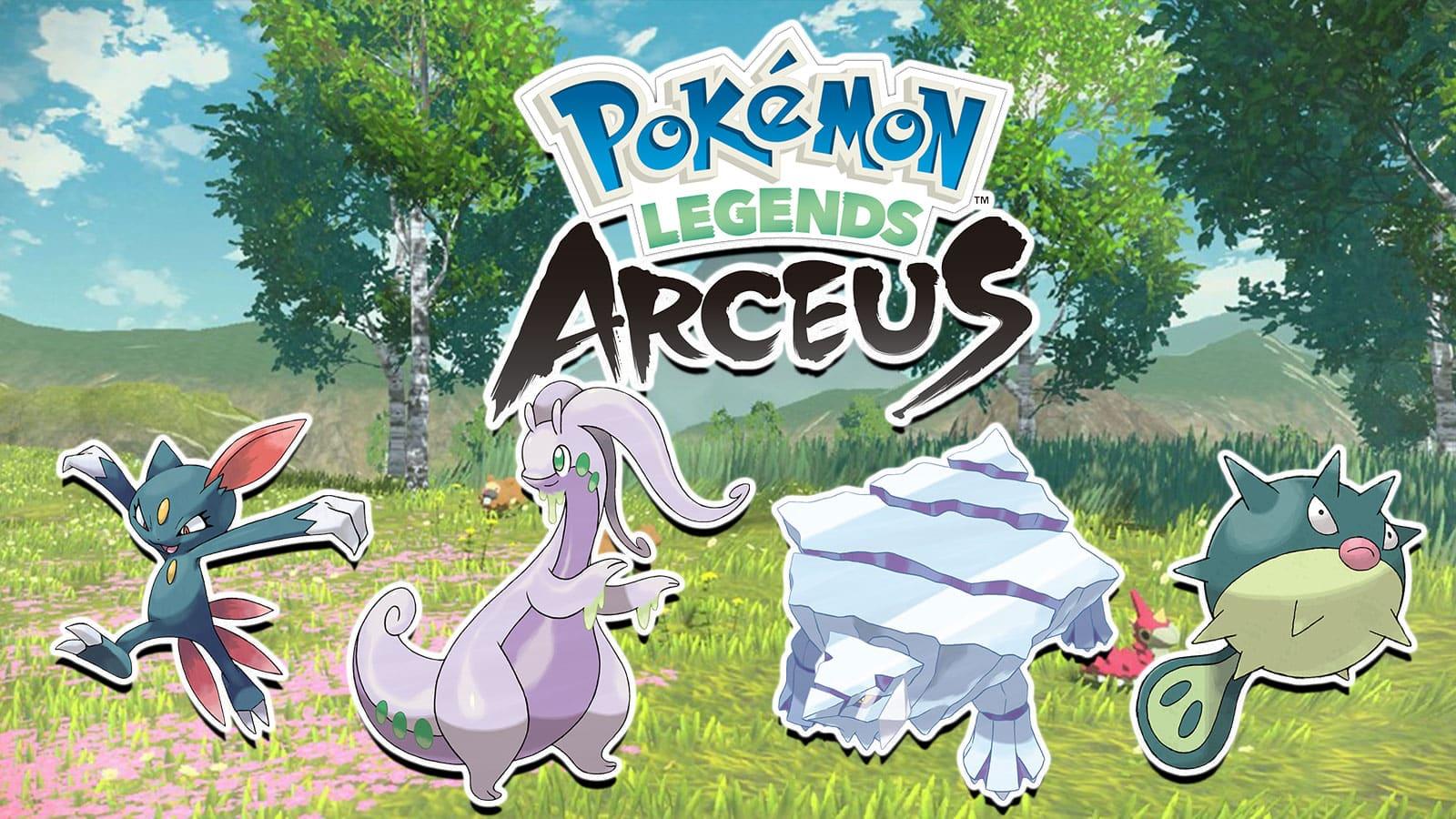 Every Pokémon Officially Confirmed For Pokémon Legends: Arceus