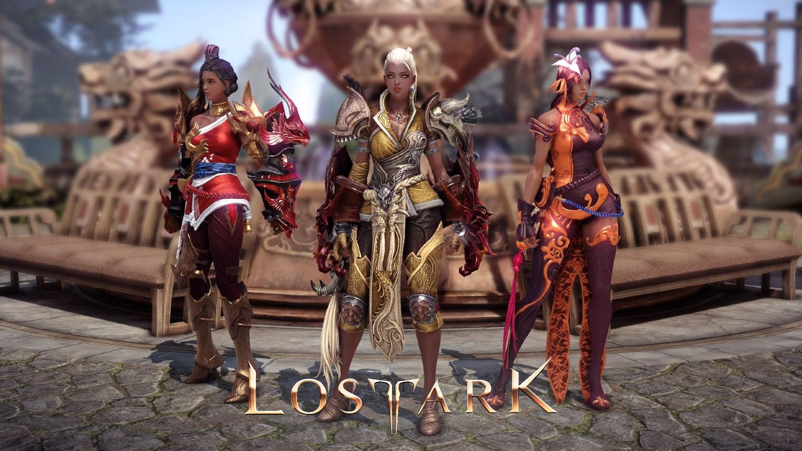 lost ark how to add friends three women stand together