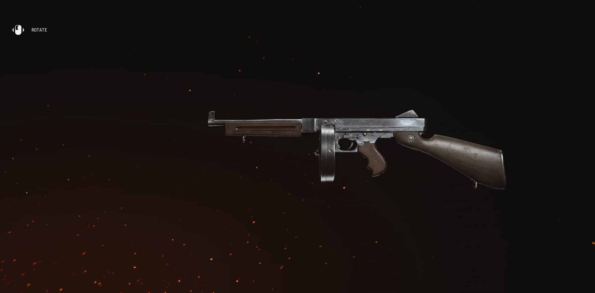 M1928 CoD Vanguard weapon preview screen