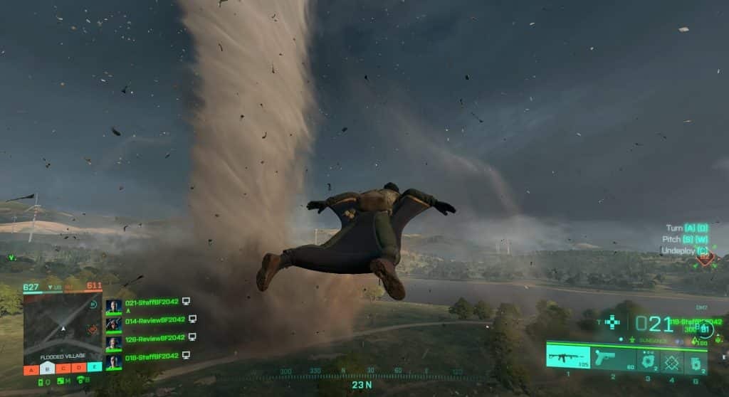 A screenshot of Battlefield 2042 gameplay
