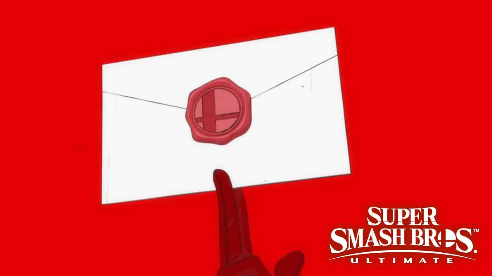 Smash Ultimate invite envelope