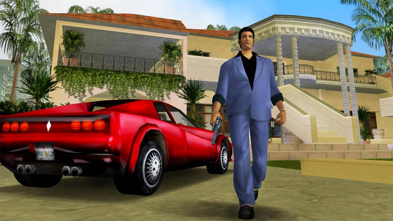 Tommy Vercetti in Grand Theft Auto Vice City