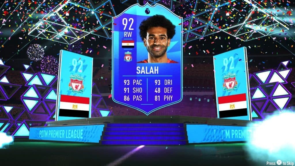 POTM Salah in FIFA 22