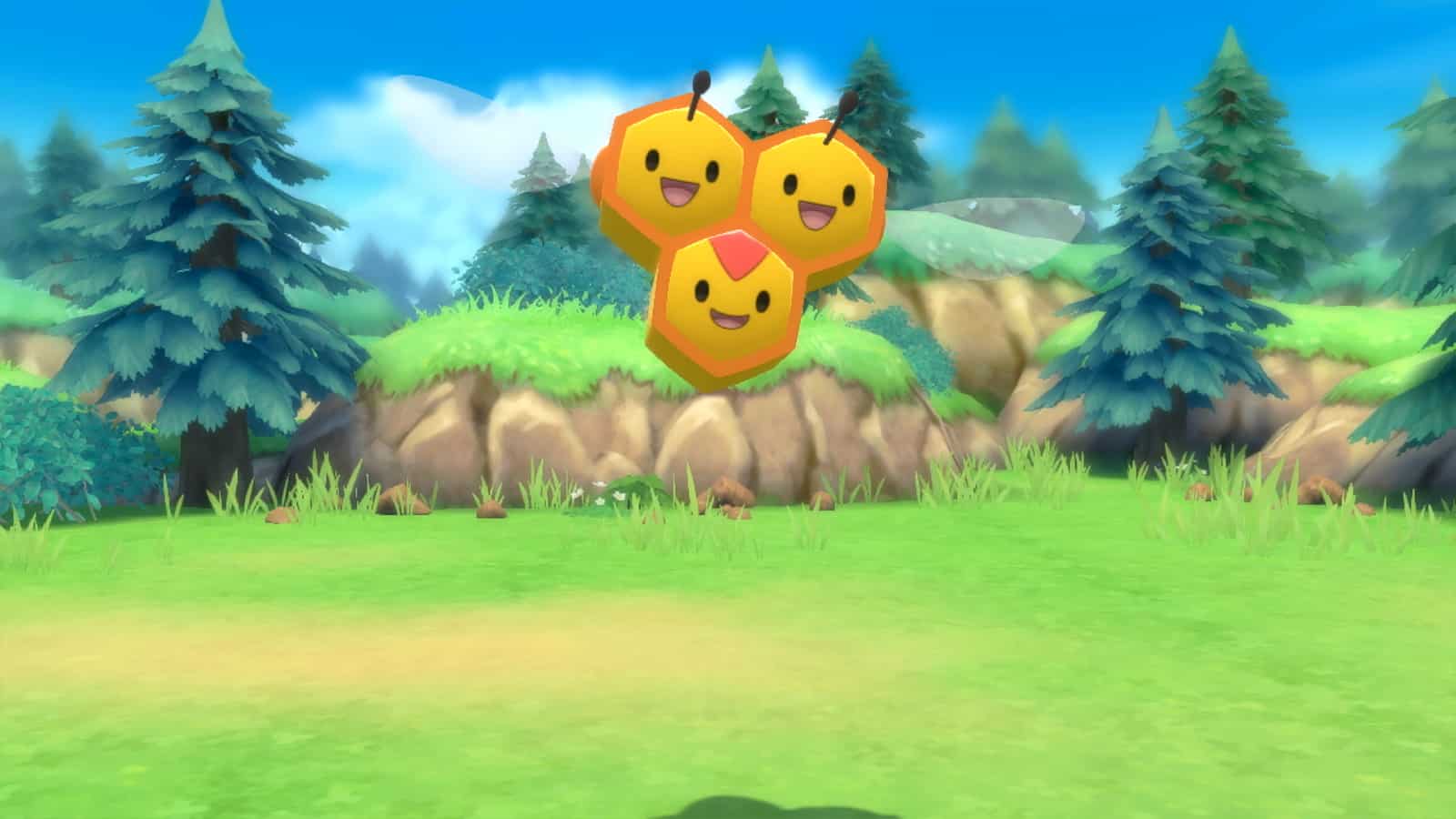 Pokemon Brilliant Diamond & Shining Pearl Combee screenshot from trailer