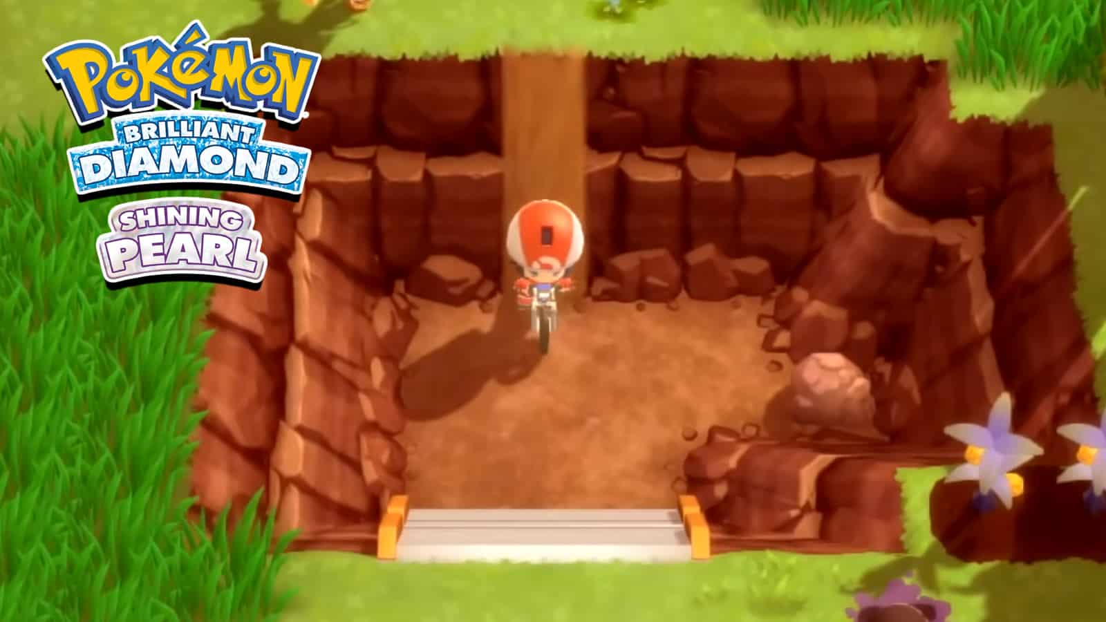 Pokemon Brilliant Diamond & Shining Pearl Bike screenshot from trailer