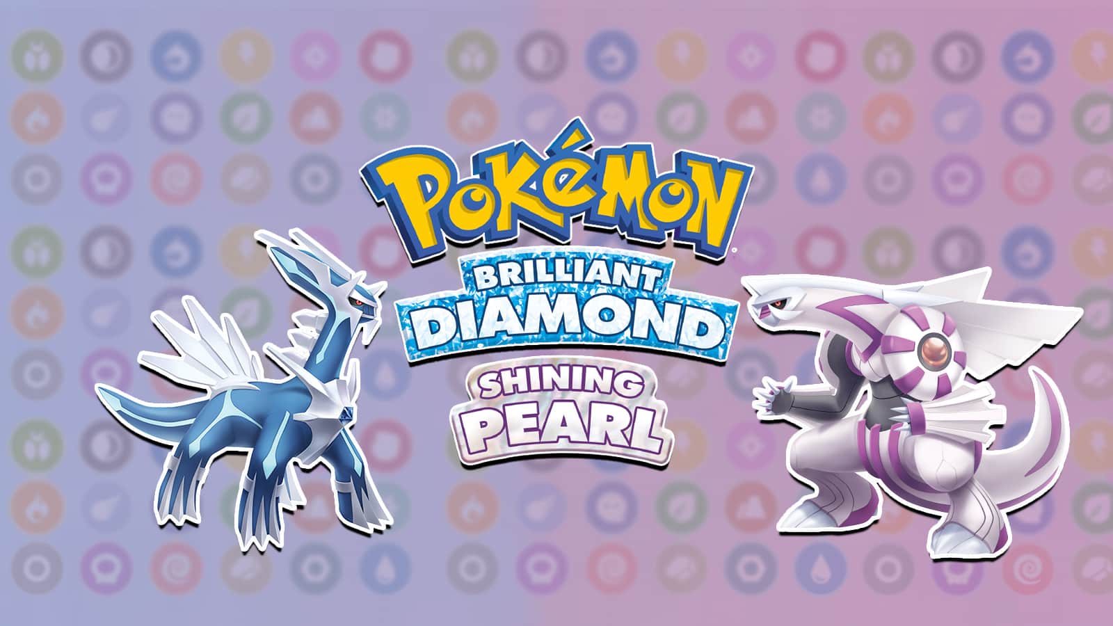Pokemon Brilliant Diamond & Shining Pearl Type chart art