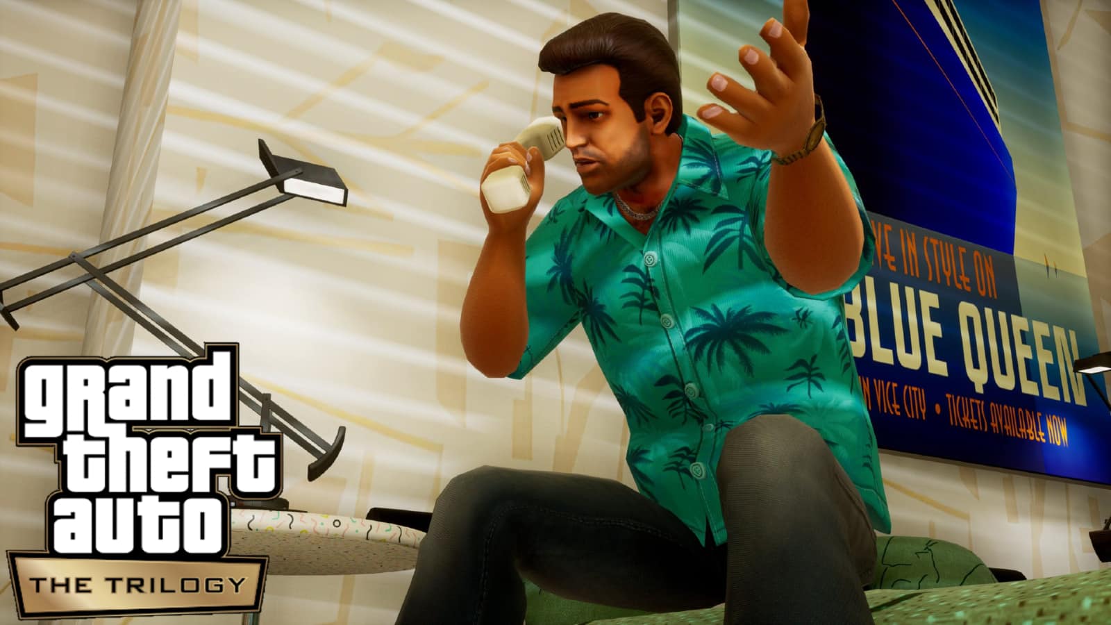 Tommy Vercetti from GTA Vice City - one of the games in GTA The Trilogy - Definitive Edition
